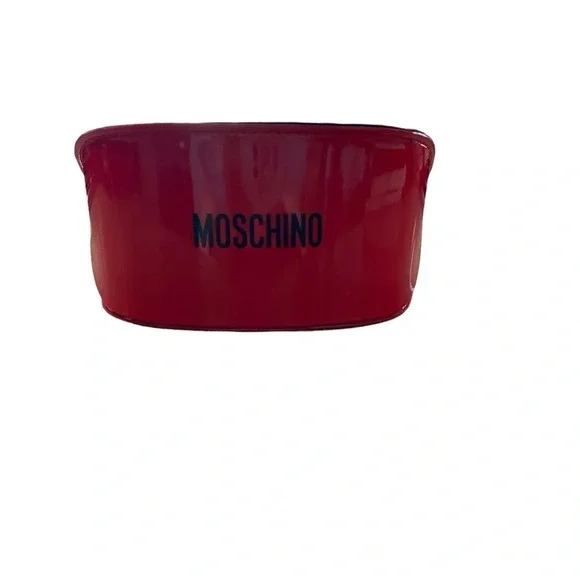Moschino red patten leather sunglasses case - Picture 8 of 12